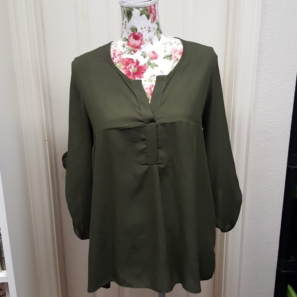 Moa_Moa Green Sage Blouse